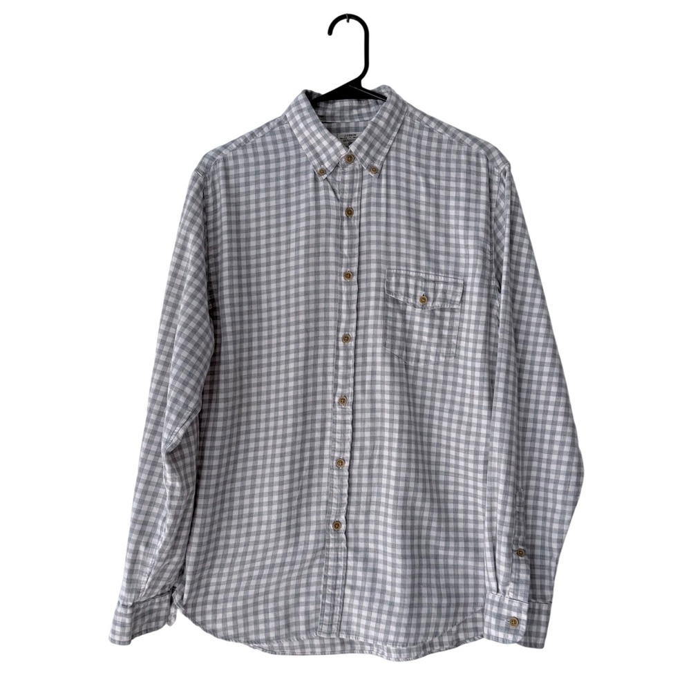 J Crew Workshirt Button Down Long Sleeve‎ Gingham Cotton